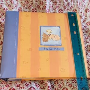 Orange and Purple Pet Photo Album